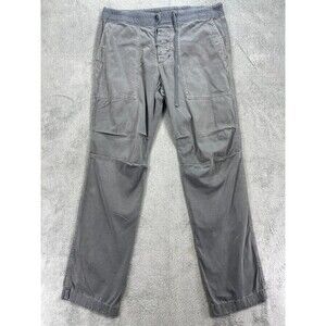 James Perse Mens Size 3 Army Cotton Slub Utility Pant Concrete Pigment